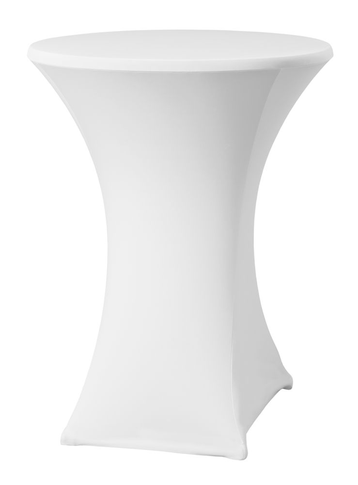 Statafelhoes, rond, HENDI, Kitchen Line, 811047, 810958, Wit, ⌀800x(H)970mm