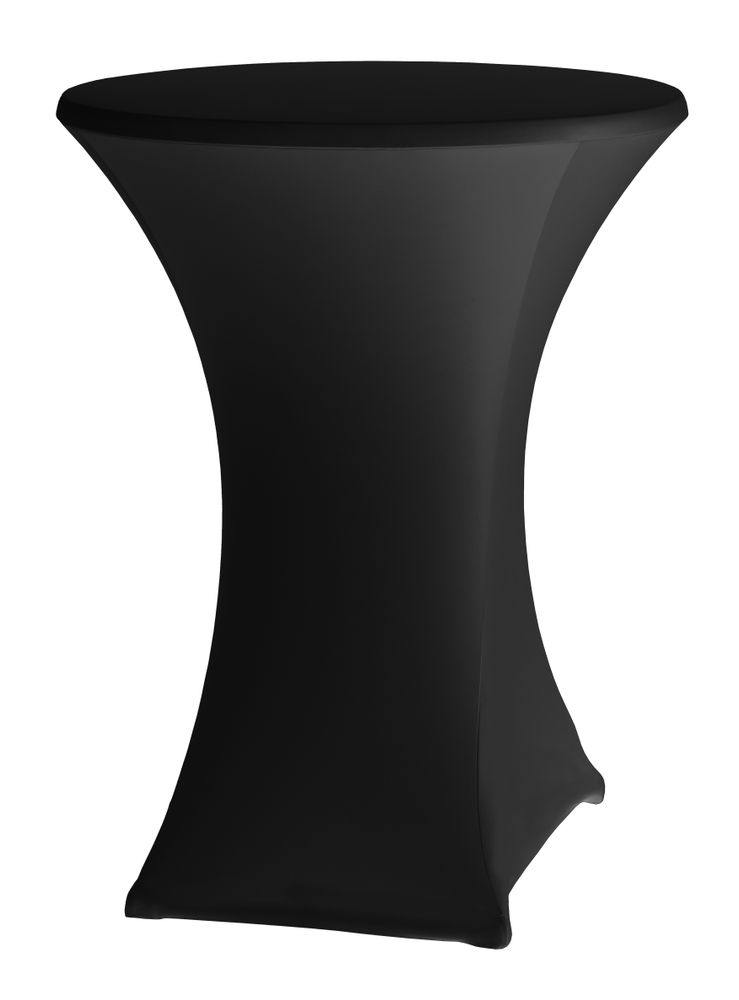 Statafelhoes, rond, HENDI, Kitchen Line, 811047, 810958, Zwart, ⌀800x(H)970mm