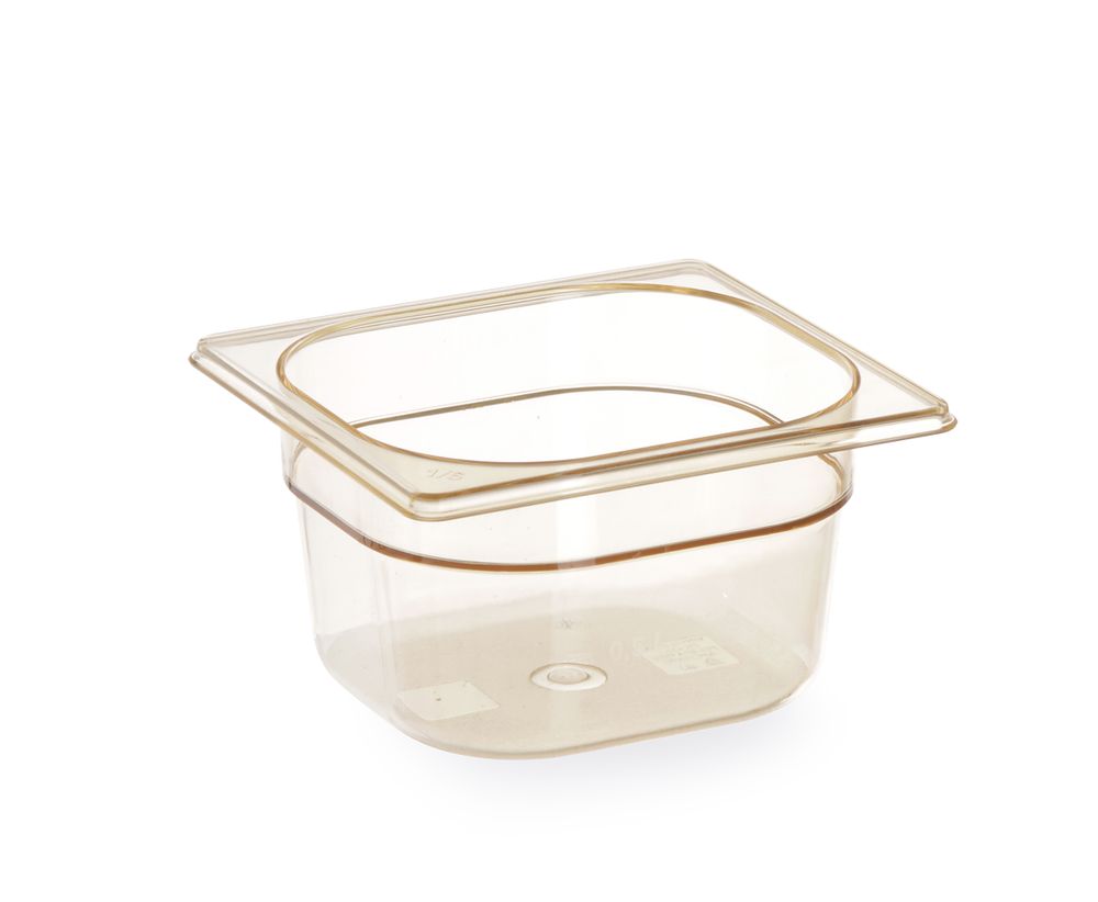 Container GN 1/6 hoge temperatuur bestendigheid, HENDI, GN 1/6, 1,6L, Transparant, 176x162x(H)100mm
