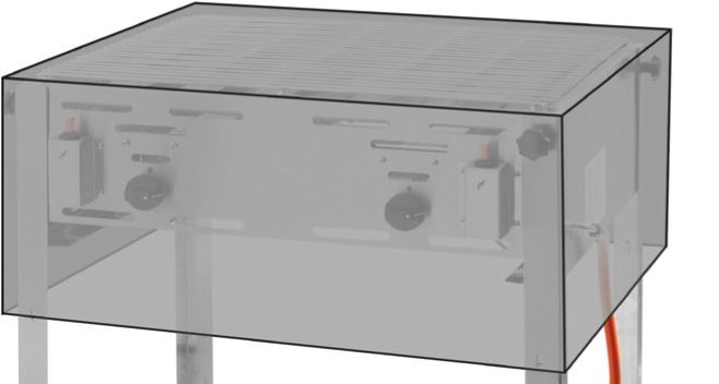 Afdekhoes, HENDI, 154717 & 154878, 720x560x(H)360mm