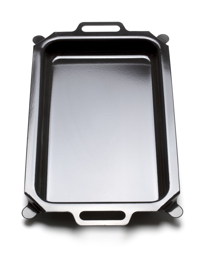 Geëmailleerde braadslede, HENDI, 605x355x(H)60mm