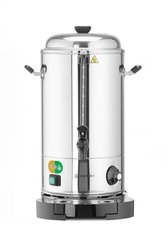 Warme dranken ketel dubbelwandig, HENDI, 9L, 230V/2200W, 322x390x(H)522mm