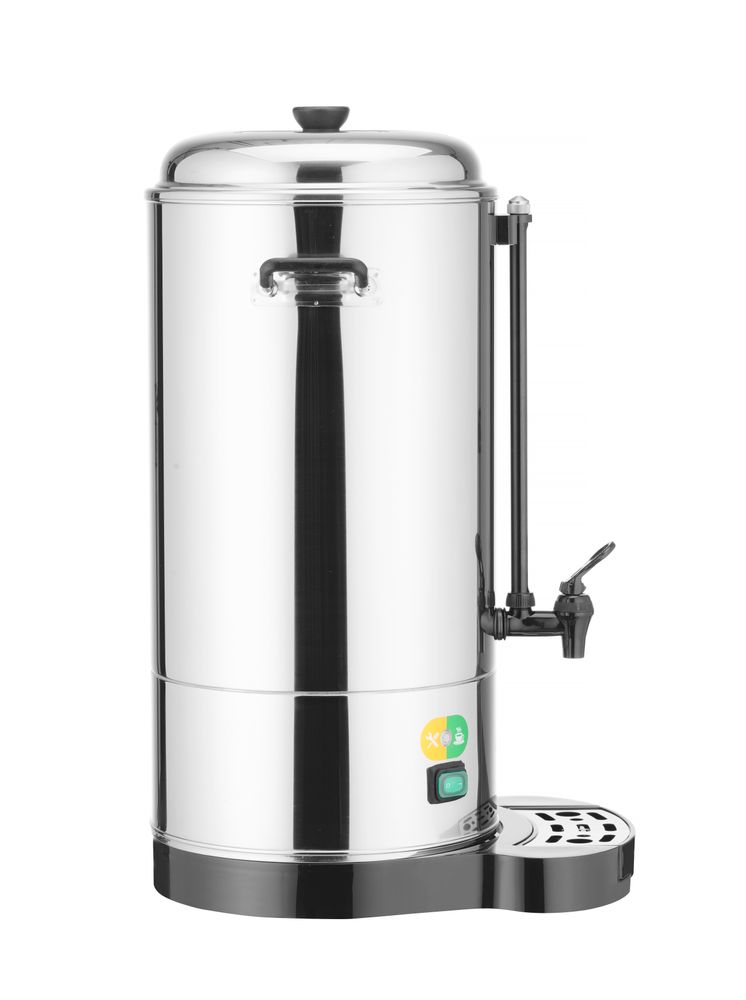 Warme dranken ketel dubbelwandig, HENDI, 18L, 230V/2200W, 386x393x(H)641mm