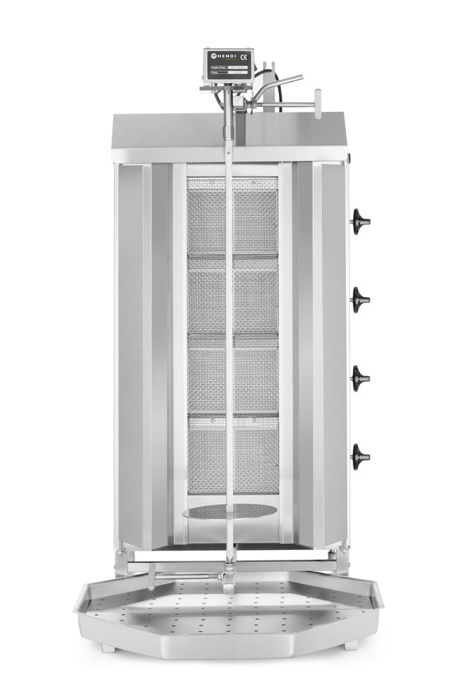 Kebabgrill gas , HENDI, Profi Line, 230V/16W, 13kW, 735x745x(H)1110mm