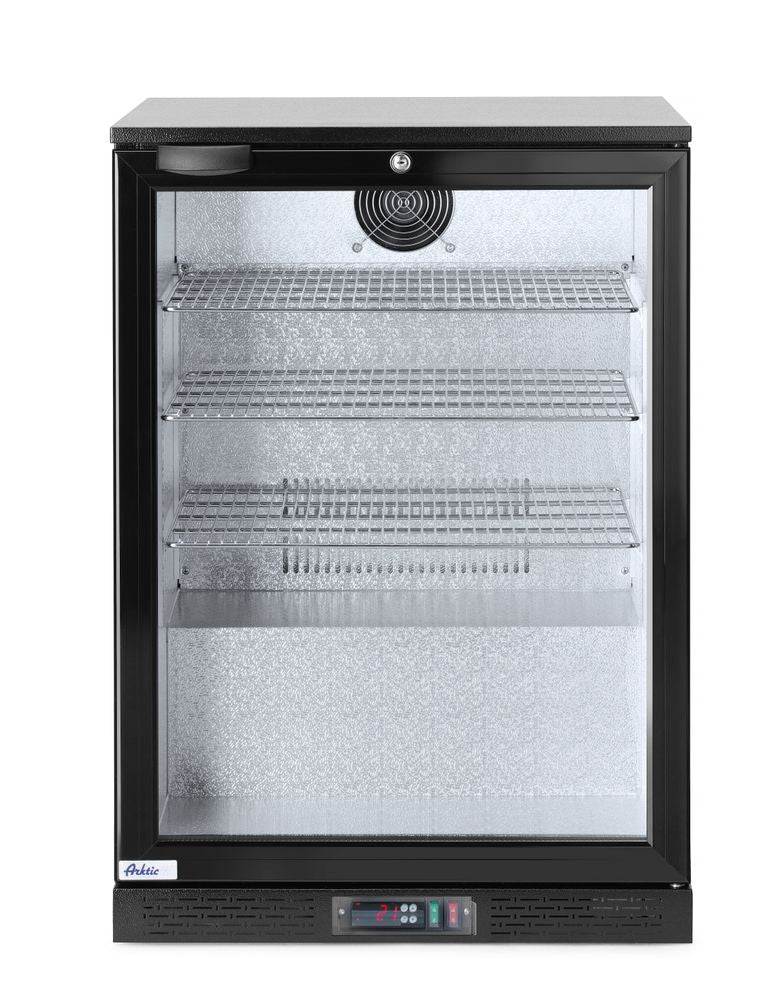 Backbar koelkast enkele deur, Arktic, 105L, Zwart, 230V/123W, 600x530x(H)865mm