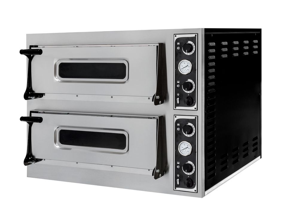 Pizza oven BASIC 44, HENDI, 2 kamers, 400V/9400W, 975x925x(H)745mm