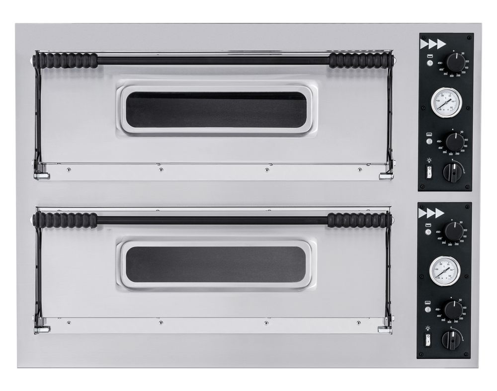 Pizza-oven BASIC XXL 66, HENDI, 2 kamers, 400V/18000W, 1365x955x(H)745mm
