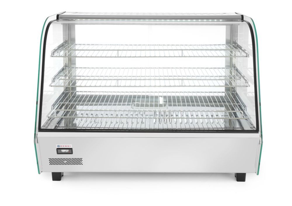 Opzet warmhoudvitrine, HENDI, 160 Liter, 230V/1500W, 885x570x(H)680mm