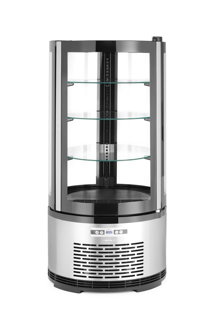 Gebaksvitrine rond , Arktic, 230V/210W, ⌀480x(H)1065mm