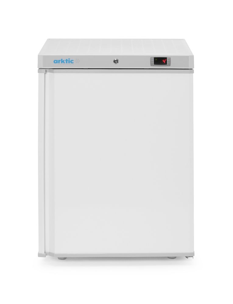 Vrieskast in met wit gelakte stalen behuizing, Arktic, Budget Line, 100L, Wit, 230V/130W, 637x600x(H)835mm