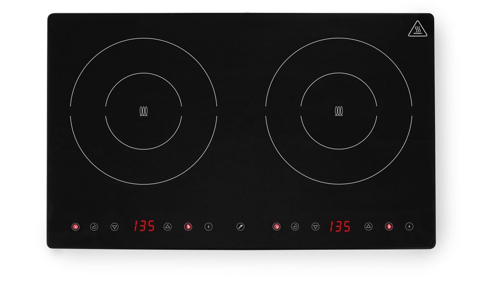 Dubbele inductiekookplaat Kitchen Line, HENDI, Kitchen Line, 230V/3500W, 608x405x(H)54mm
