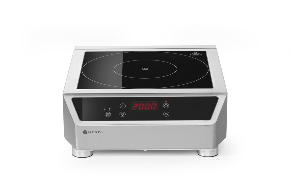 Inductiekookplaat 3500 D, HENDI, Profi Line, 230V/3500W, 342x431x(H)116mm
