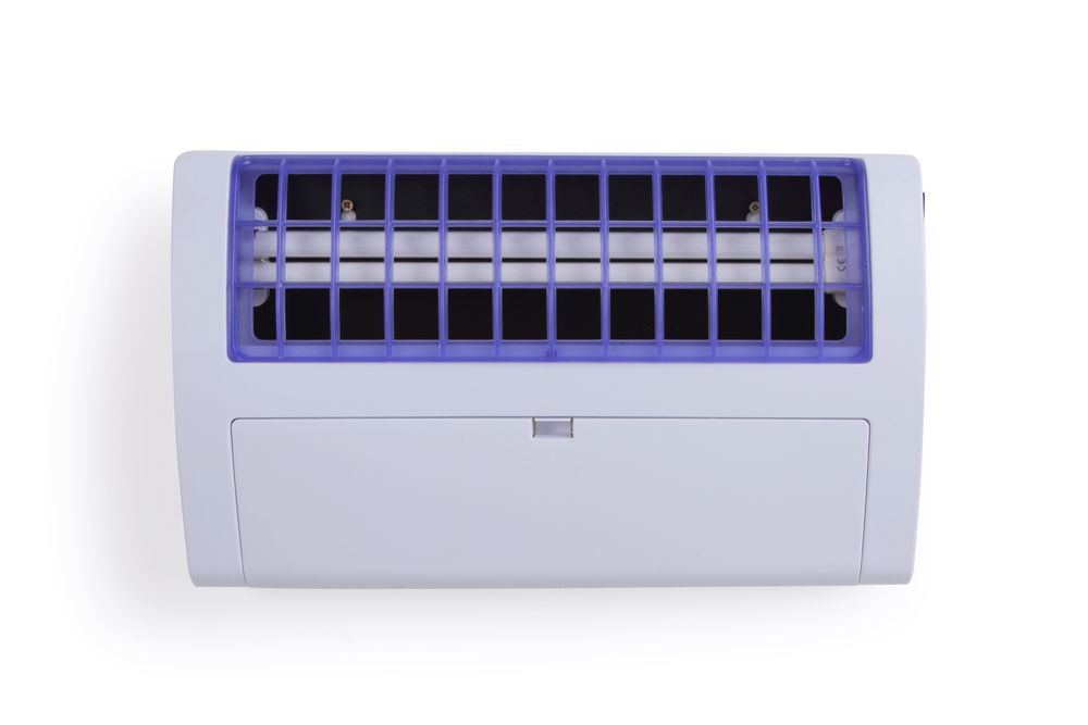 Insectenverdelger met kleefplaat 120 m², HENDI, 230V/36W, 540x80x(H)281mm