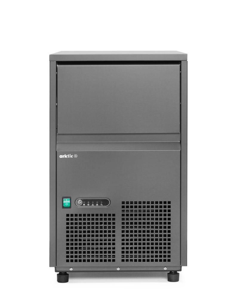 IJsblokjesmachine, Arktic, Zwart, 230V/385W, 520x380x(H)637mm