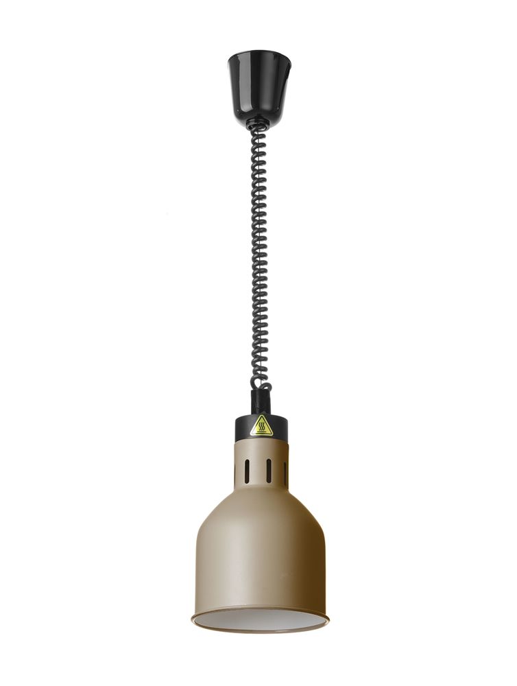 Warmtelamp verstelbaar, cilindrisch, HENDI, Beige, 230V/375W, ⌀175x(H)250mm