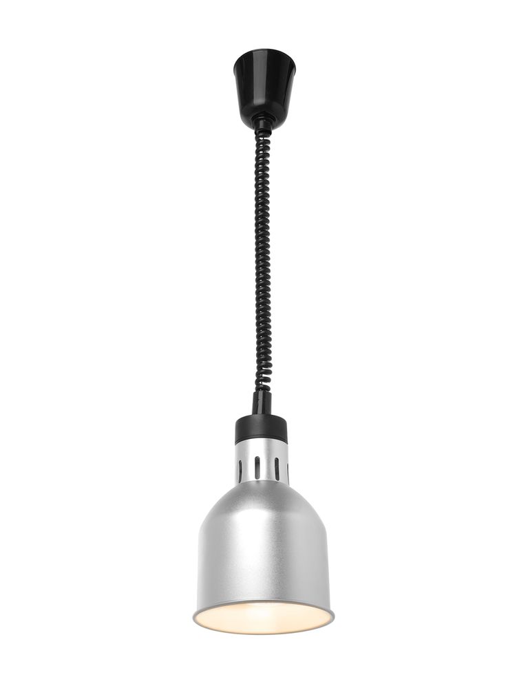 Warmtelamp verstelbaar, cilindrisch, HENDI, Zilver, 230V/375W, ⌀175x(H)250mm