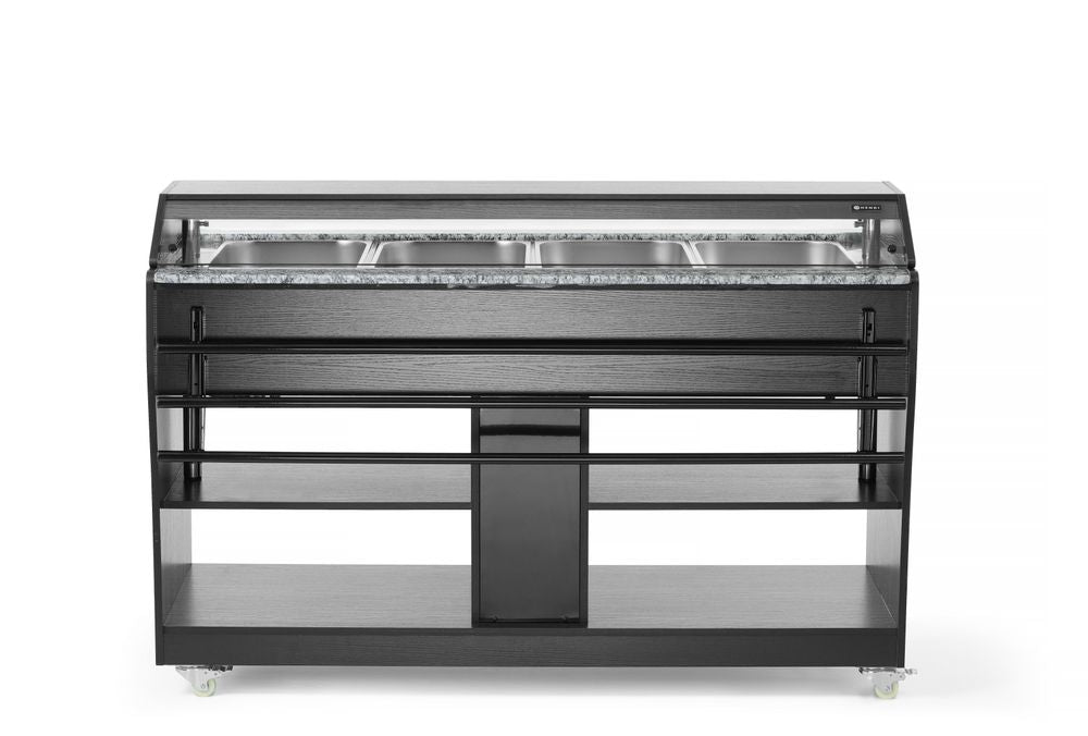 Warm buffet display, HENDI, GN 1/1, 1490L, 765x1490x(H)1370mm