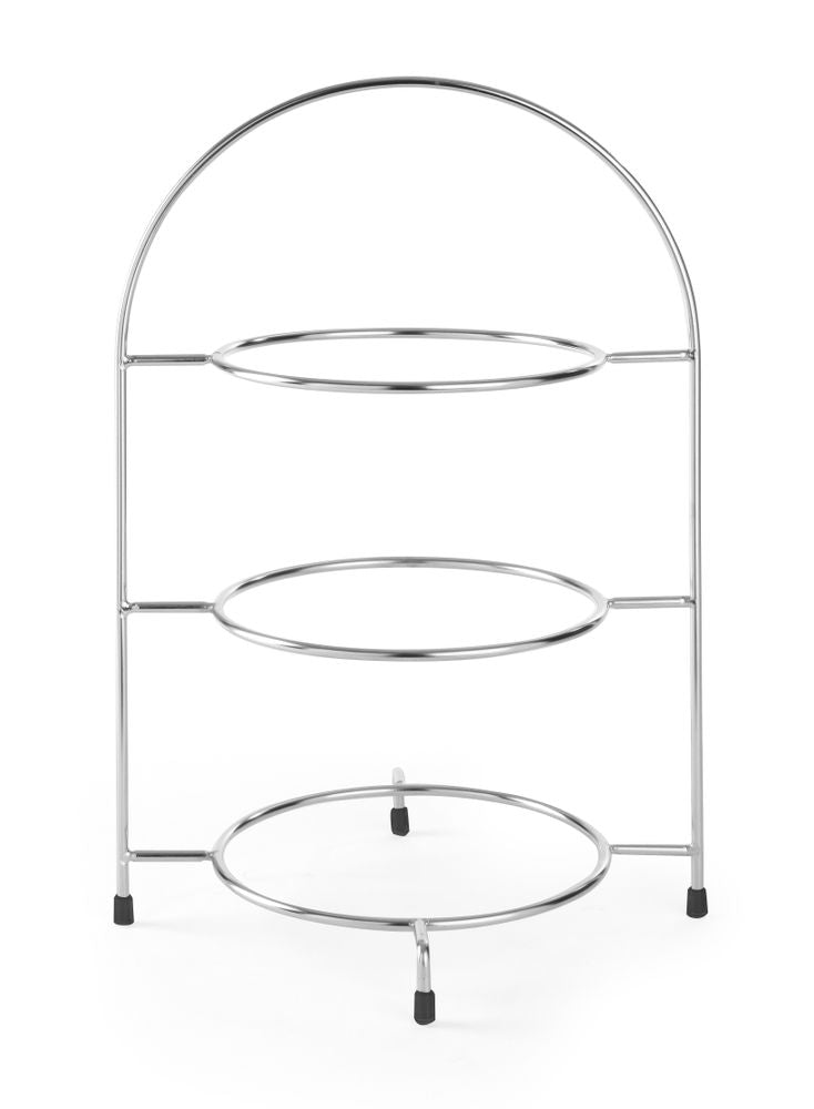 Serveerstandaard voor borden, HENDI, borden max. Ø 275 mm, 290x290x(H)440mm