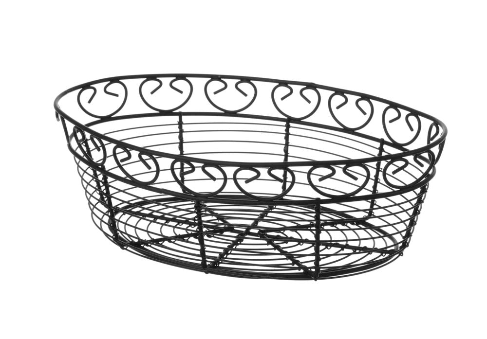Draadmandje deco ovaal, HENDI, 255x160x(H)80mm