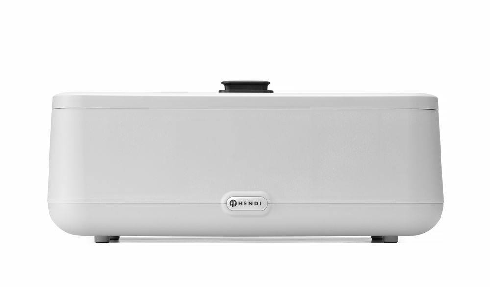 Chafing dish UNIQ, HENDI, designed by Robert Bronwasser, GN 1/1, Wit, 230V/700W, 607x402x(H)245mm