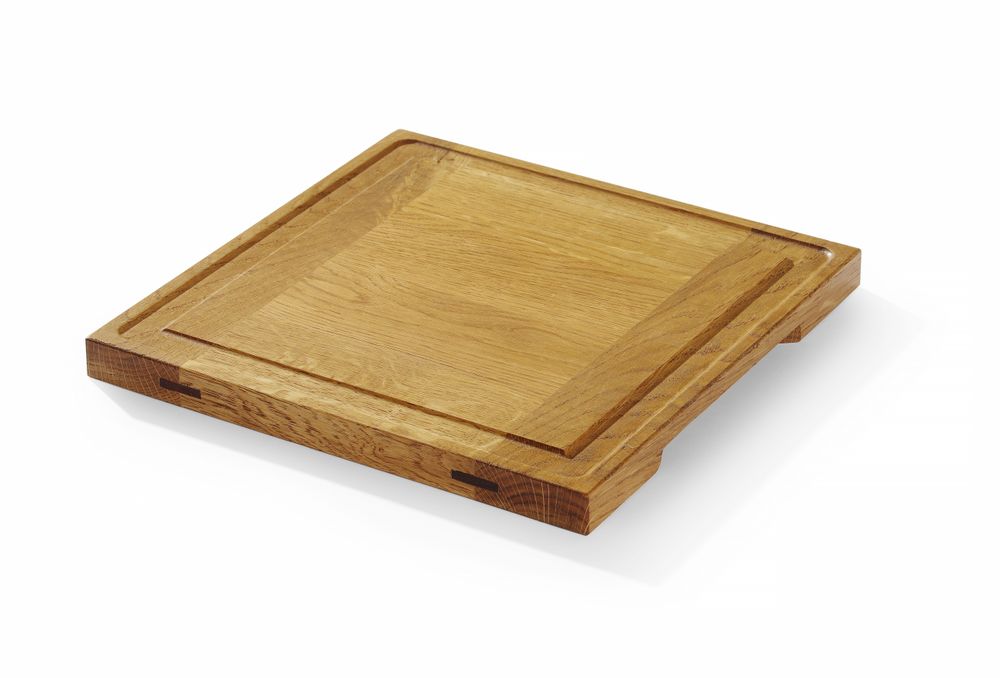 Eiken serveerplank, HENDI, 270x270x(H)20mm