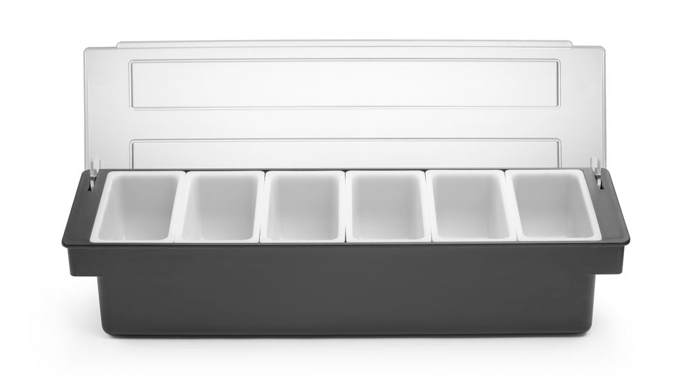 Ingrediëntenhouder – 6 containers, BarUp, 480x150x(H)100mm