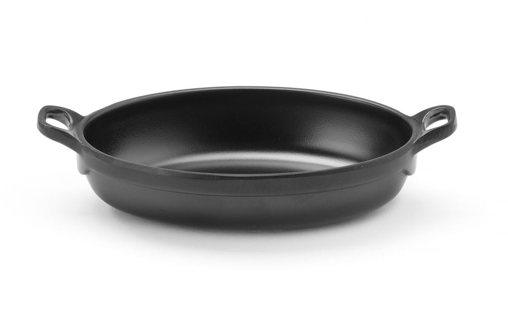 Mini ovale pan Little Chef, HENDI, Little Chef, Zwart, 155x80x(H)37mm