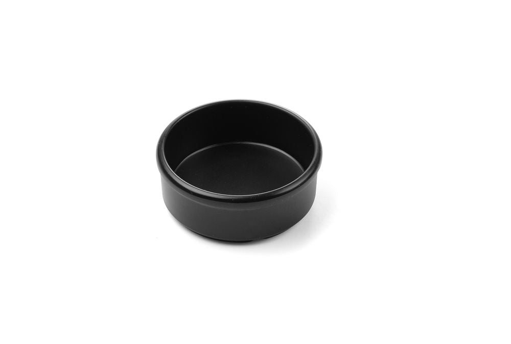 Boter & Saus schaaltje, HENDI, Zwart, 3 st., ⌀80x(H)30mm