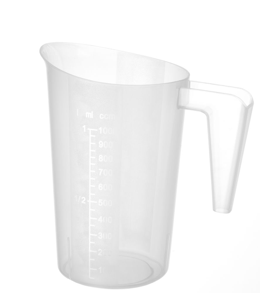 Maatbeker stapelbaar, HENDI, Budget Line, 1L, ⌀124x(H)170mm