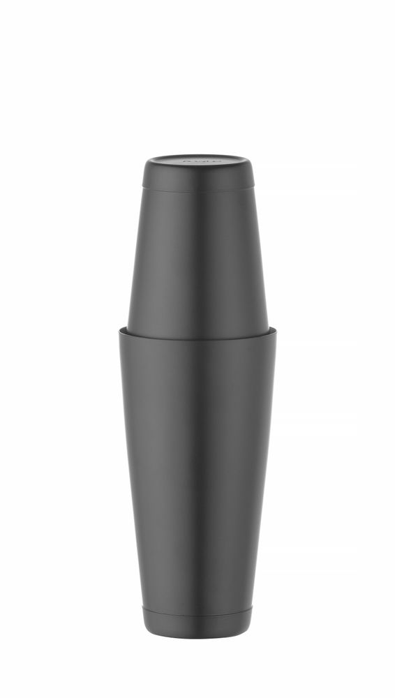 Tin-on-Tin Boston shaker, BarUp, 0,8L, Zwart, ⌀90mm