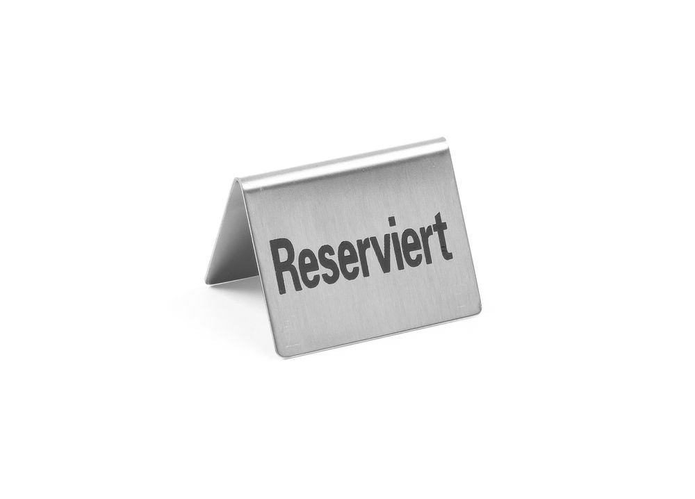Tafelstandaard Gereserveerd , HENDI, Reserviert, 4 st., 50x35x(H)40mm