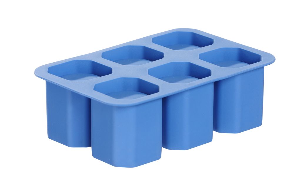 IJs shotglazen vorm, BarUp, Blauw, 125x190x(H)60mm
