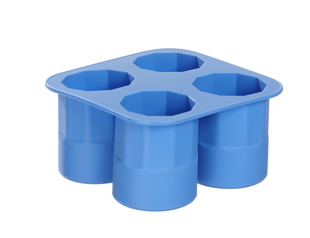 IJs shotglazen vorm, BarUp, Blauw, 122x122x(H)60mm