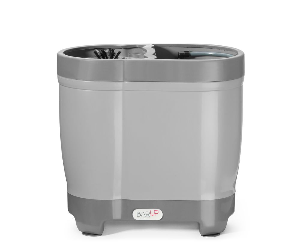 Glazen spoeler, BarUp, 370x200x(H)360mm