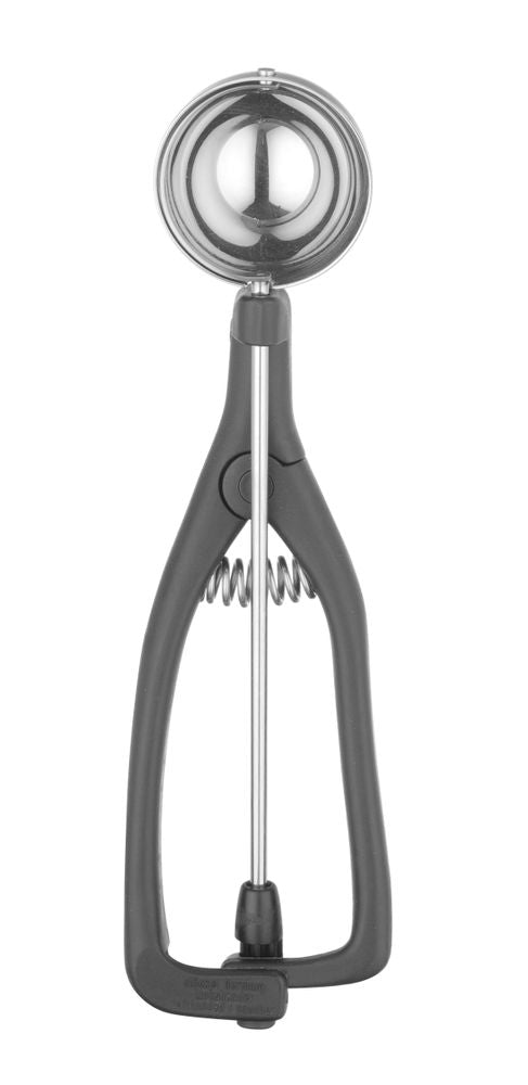 Portioneerlepel voor linkshandigen, Stöckel, 1/40, Zwart, ⌀45mm
