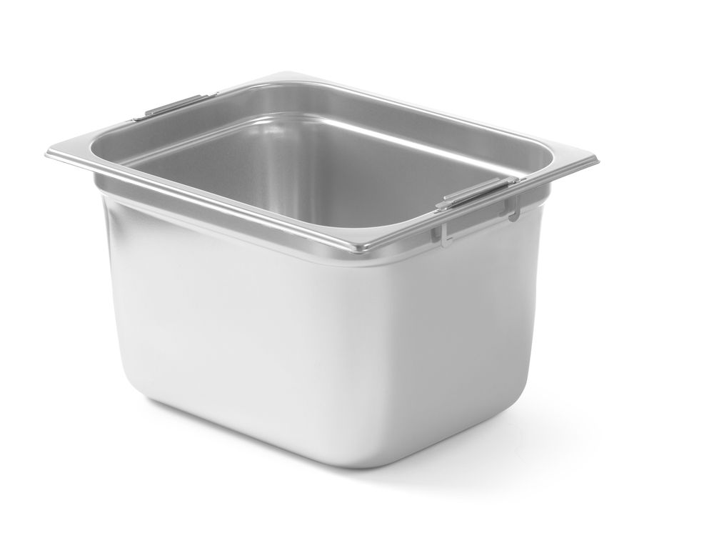 GN container met intrekbare handgrepen, HENDI, GN 1/2, 6,25L, 325x265x(H)100mm