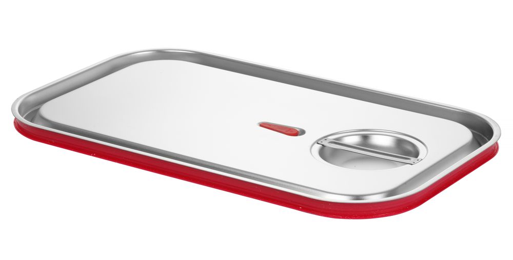 Deksel voor GN containers met siliconenrand, HENDI, Kitchen Line, GN 1/1, 530x325mm