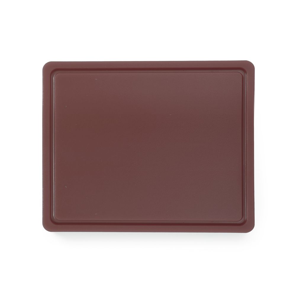 Snijplank HACCP Gastronorm 1/2, HENDI, GN 1/2, Bruin, 325x265mm, Rechthoekig