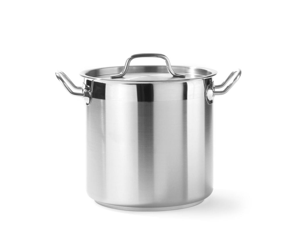 Kookpan hoog - met deksel, HENDI, Profi Line, 5,9L, ⌀200x(H)190mm