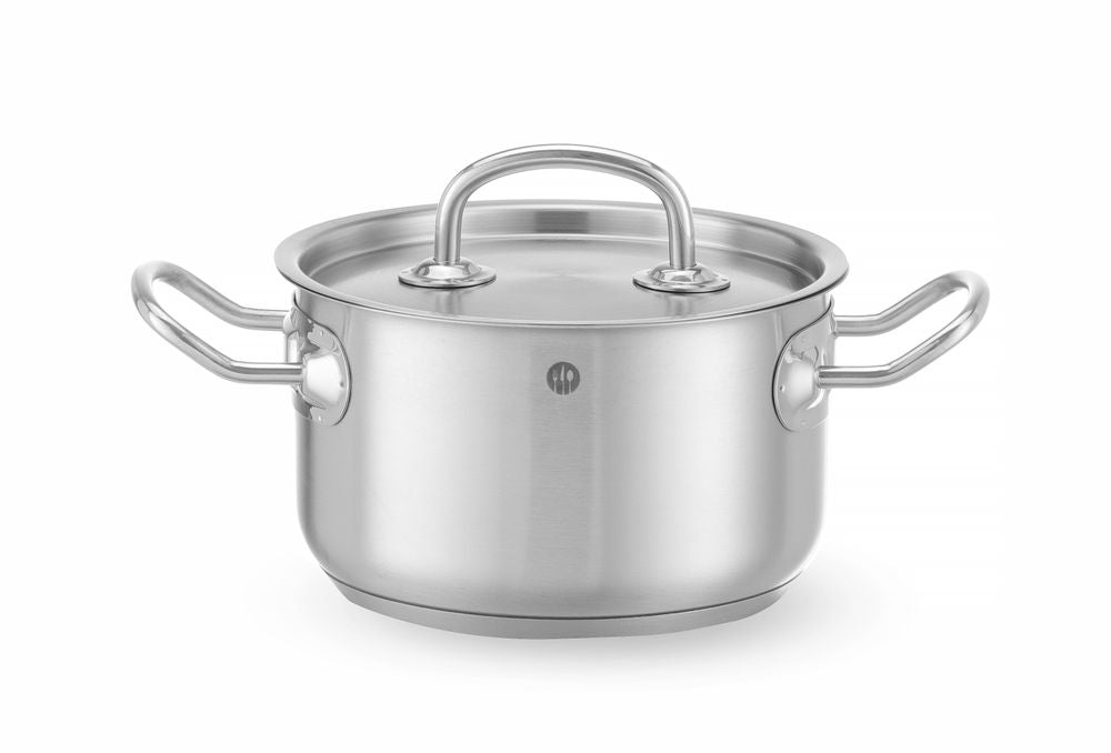 Kookpan middel - met deksel, HENDI, Kitchen Line, 1,8L, ⌀160x(H)95mm