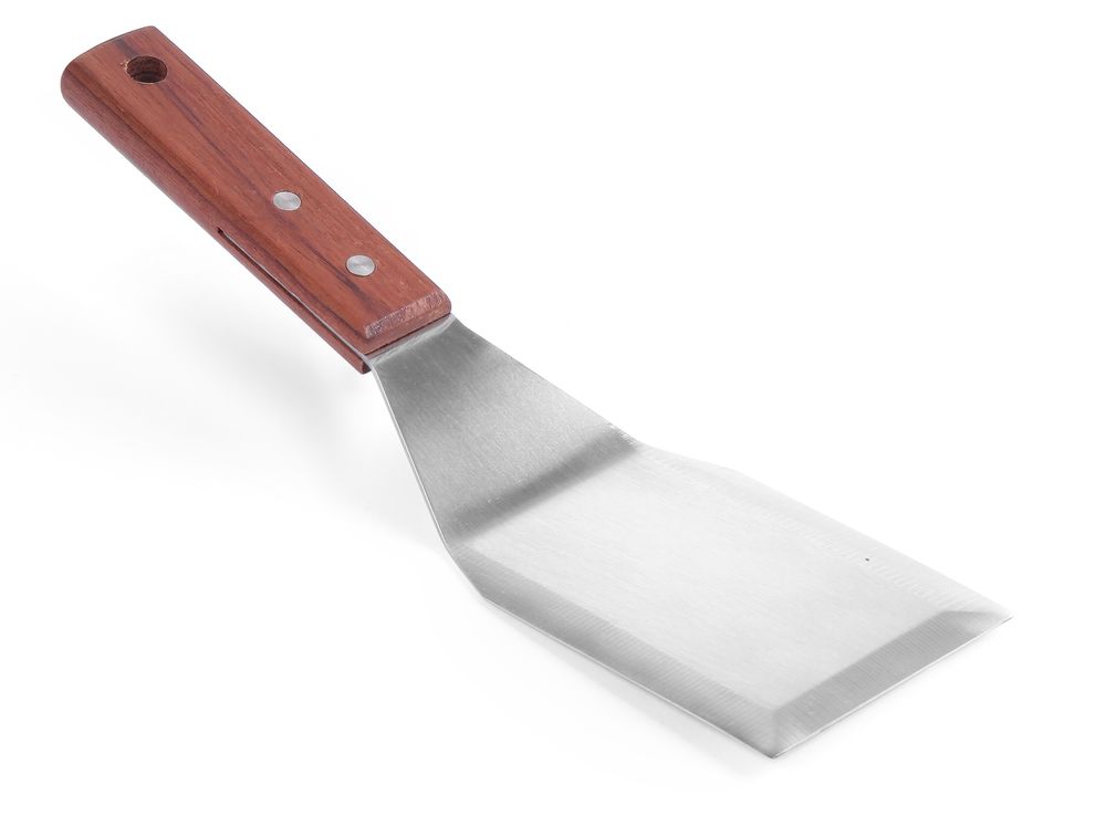 Hamburger turner, HENDI, Hout donker, 270x75mm