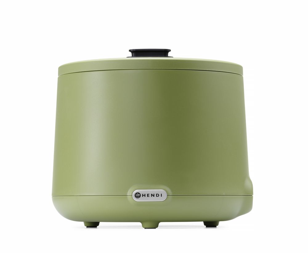 Soepketel UNIQ, HENDI, designed by Robert Bronwasser, 8L, Groen, 230V/500W, ⌀365x(H)325mm