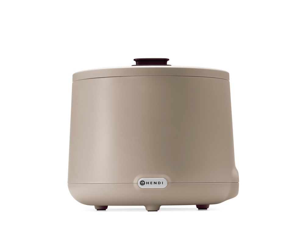 Soepketel UNIQ, HENDI, designed by Robert Bronwasser, 8L, Beige, 230V/500W, ⌀365x(H)325mm