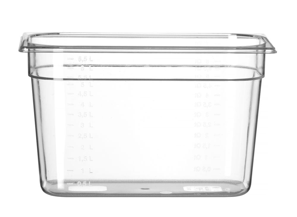 Container GN 1/3 polycarbonaat, HENDI, Profi Line, GN 1/3, 7,8L, Transparant, 325x176x(H)200mm