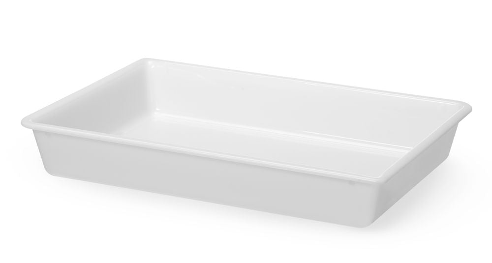 Bereidingsbak, HENDI, 12L, Wit, 535x385x(H)85mm