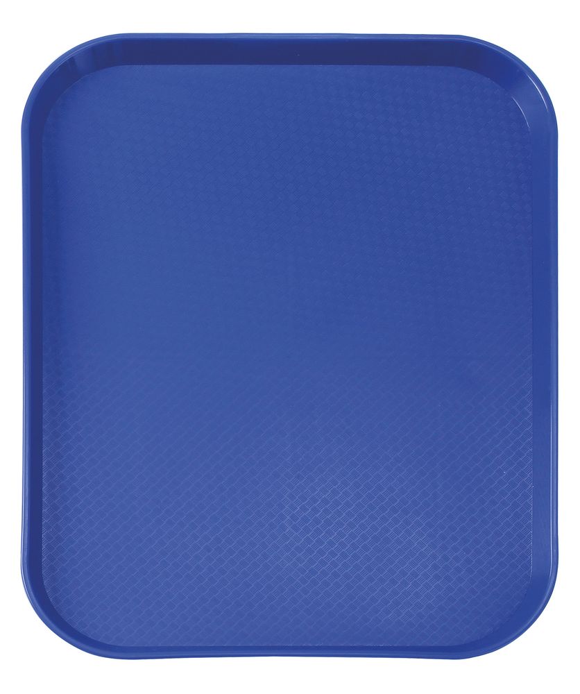 Fastfood dienbladen small, AmerBox, Blauw, 265x345x(H)20mm