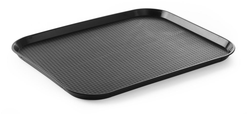 Fastfood dienbladen large, AmerBox, Zwart, 350x450x(H)20mm