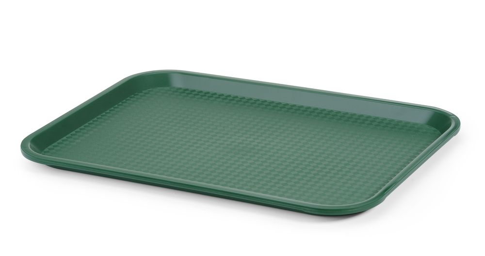 Fastfood dienbladen medium, AmerBox, Groen, 305x415x(H)20mm
