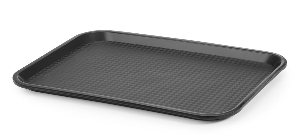 Fastfood dienbladen medium, AmerBox, Zwart, 305x415x(H)20mm