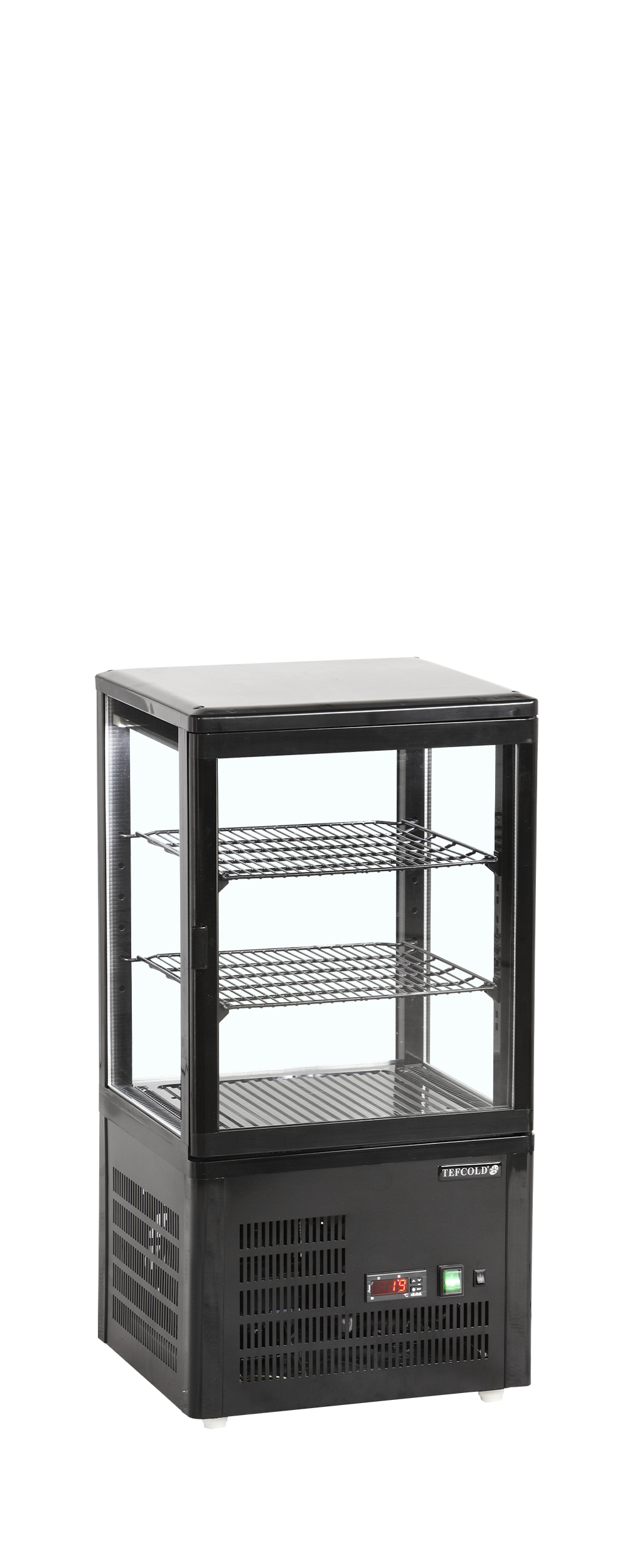 UPD60-BLACK Koelvitrine - countertop